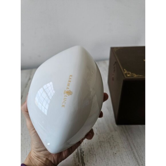 Karma and luck green evil eye positivity ceramic statue figurine unique - Picture 7 of 7